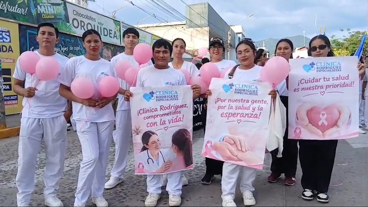 Tarapoto: Clínica Rodríguez y especialistas participó en Caminata por la Vida para promover la prevención del cáncer - Televisión Tarapoto