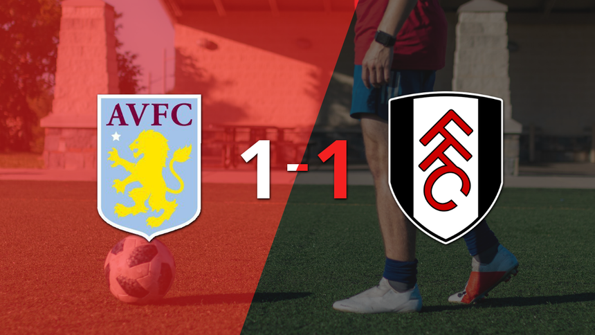 Premier League: Un autogol de Zion Suzuki empató 1-1 el duelo entre Aston Villa y Fulham